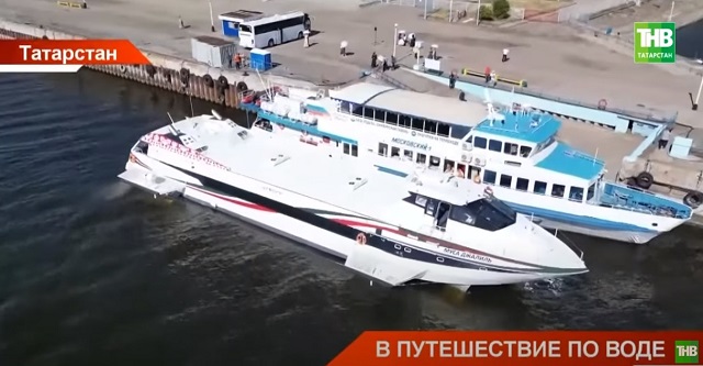 В путешествие по воде: скоростной метеор Казань-Ульяновск запустили на постоянной основе