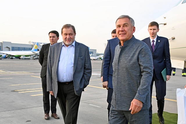 Минниханов принял участие в открытии технопарка Джизак в Узбекистане