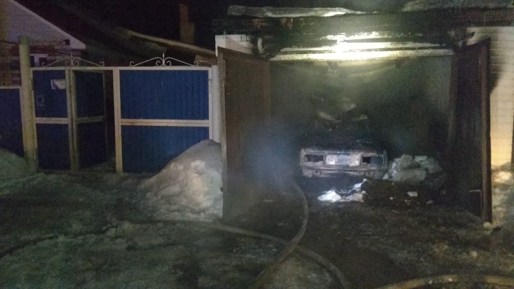  Татарстанец заживо сгорел в гараже