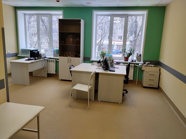 Отремонтированную по нацпроекту поликлинику медсанчасти ЦРБ открыли в Лениногорске