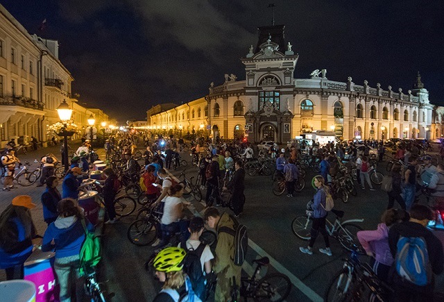 Жителей  Казани предупредили об ограничении движения во время «Ночного велофеста»