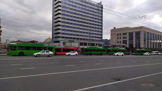 В центре Казани из-за ремонта приостановили движение троллейбусов №№2, 3, 5 и 7