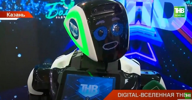 Digital-вселенная: медиахолдинг ТНВ презентовал свои достижения при помощи робота и нейросети
