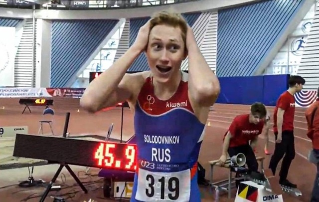 18-летний спортсмен из Казани Серафим Солодовников стал рекордсменом в беге на 400 метров