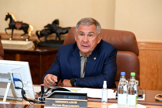 Минниханов и Шишкарев обсудили перспективы развития ОЭЗ «Алабуга»