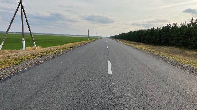 В Спасском районе РТ по нацпроекту отремонтировали участок региональной дороги длиной 2 км