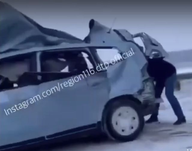15 автомобилей пострадали в массовом ДТП на трассе М7 в Татарстане