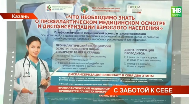 Жителям Татарстана разъяснили, как пройти диспансеризацию, и какие обследования в нее входят