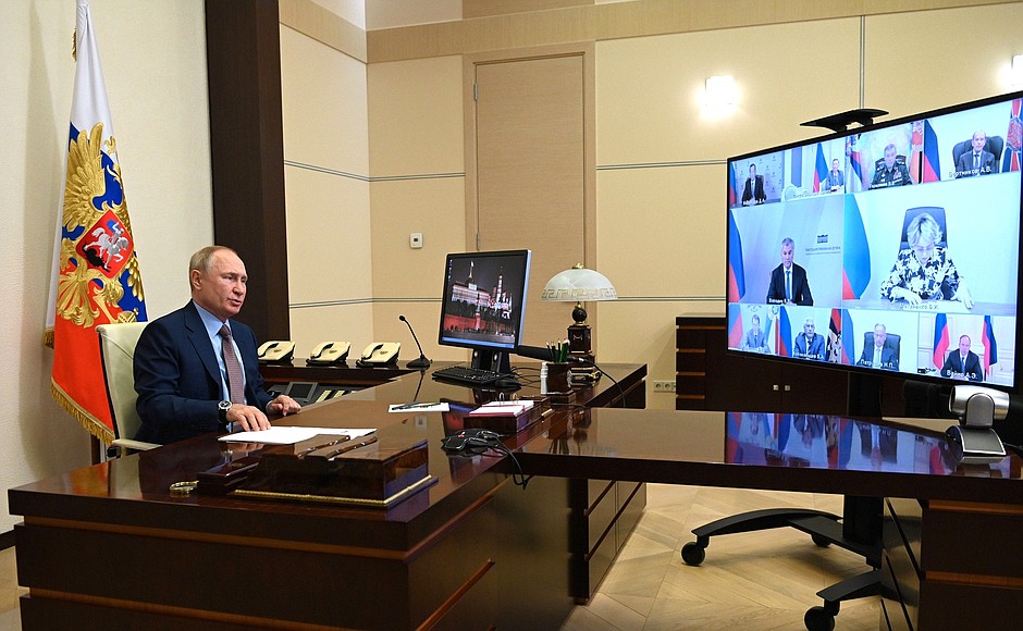 Одной из тем на встрече Путина с Совбезом РФ стала ситуация в Афганистане
