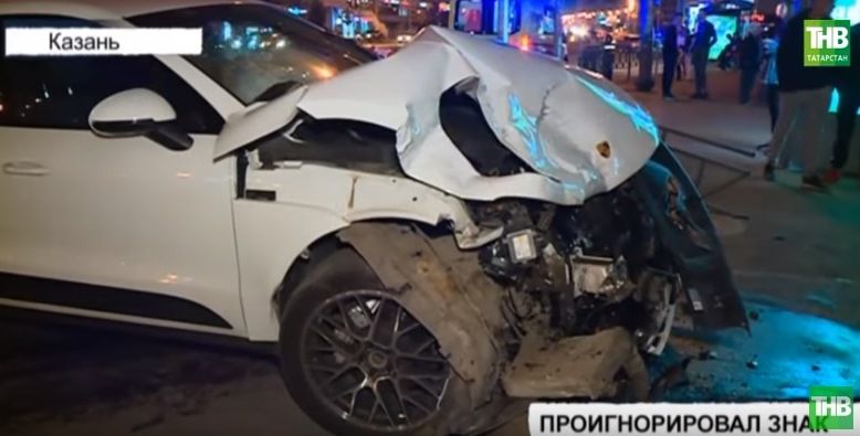 В Казани на улице Вишневского и Амирхана Еники пострадали три человека, включая двух детей (ВИДЕО)