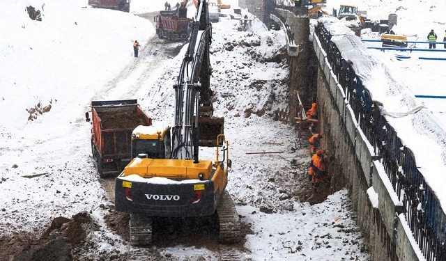 Путепровод на первом участке Вознесенского тракта в Казани готов на 20%