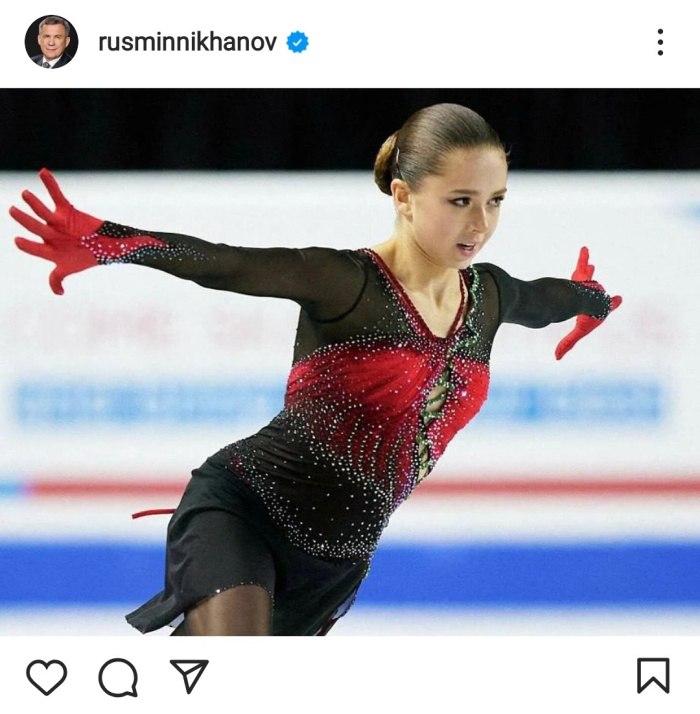 Рустам Минниханов поздравил Камилу Валиеву с победой на чемпионате Европы