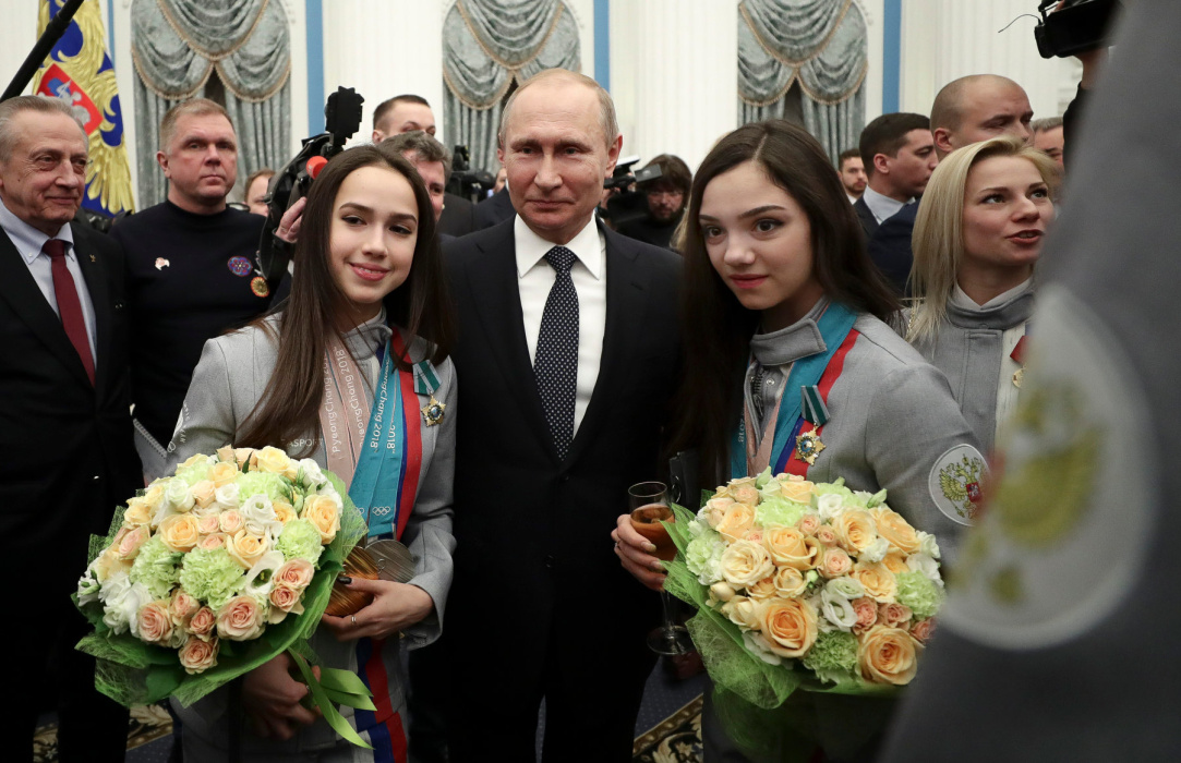 Путин проведет онлайн встречу с олимпийцами