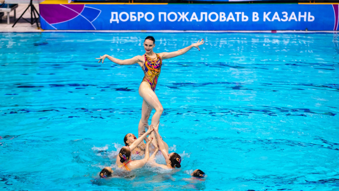 В Казани завершился чемпионат России по синхронному плаванию