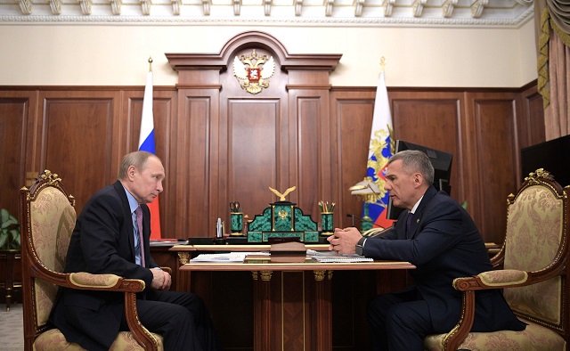 Минниханов выступит с докладом перед Путиным на президиуме Госсовета