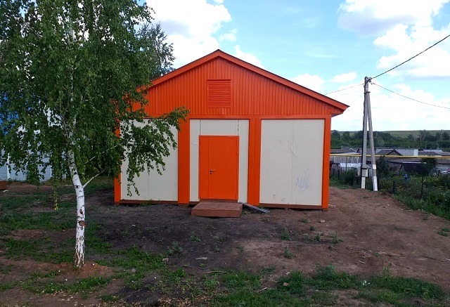 Модульный ФАП возводят по нацпроекту в Новошешминском районе Татарстана