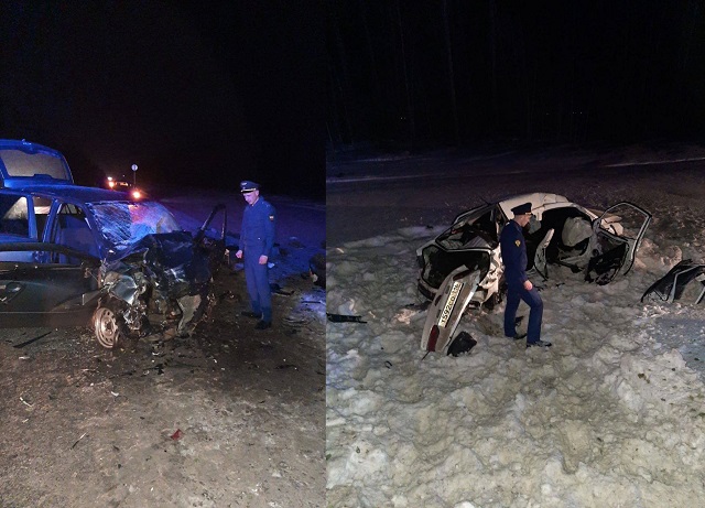 В лобовом столкновении двух авто в Татарстане погибли четыре человека