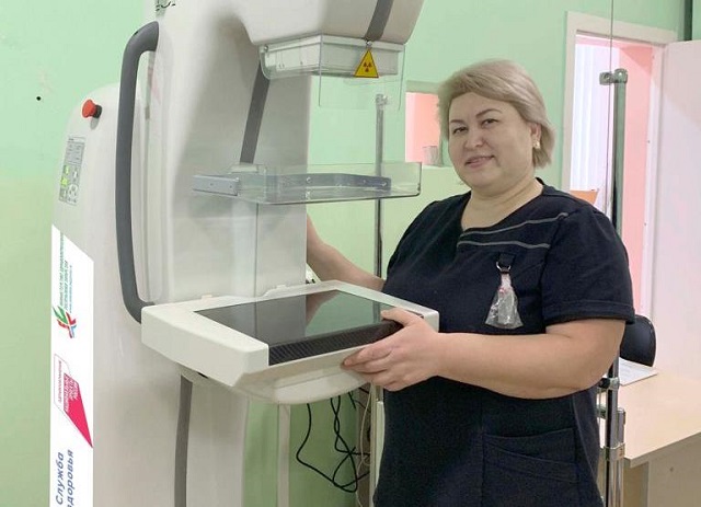 384 пациентки прошли обследование на новом маммографе в Зеленодольской ЦРБ 