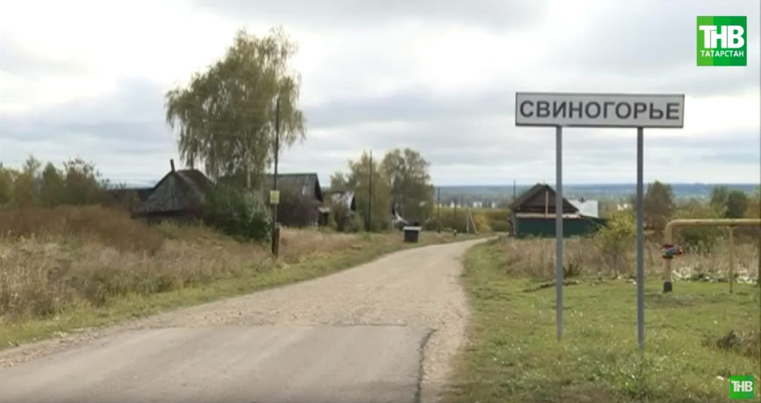 Татарстанское село Свиногорье вышло в финал конкурса на самое смешное название населенного пункта