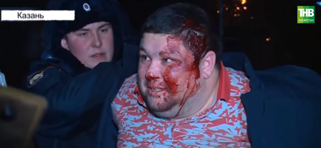 В Казани хулиганы с Горок  устроили массовую драку с полицией (ВИДЕО)