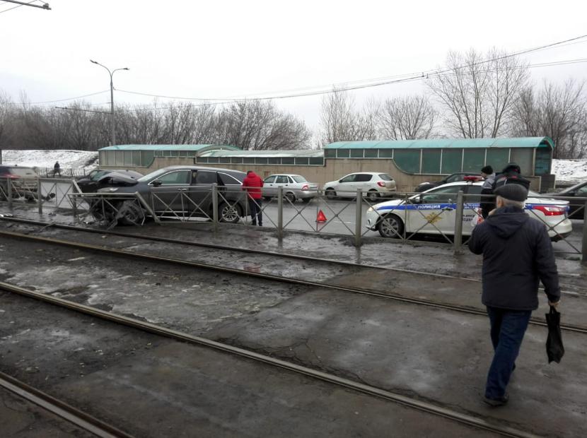 В районе казанского Речного техникума произошла массовая авария