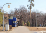 Пустующий парк ДК Химиков