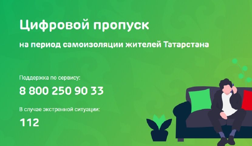 В Татарстане прекратили выдачу смс-пропусков для выхода из дома 