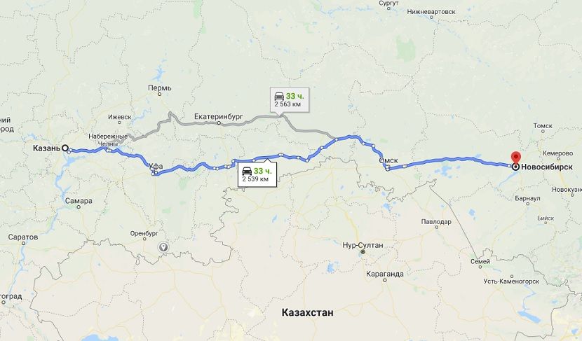 Казань и Новосибирск свяжут дорогой за 45 млрд рублей
