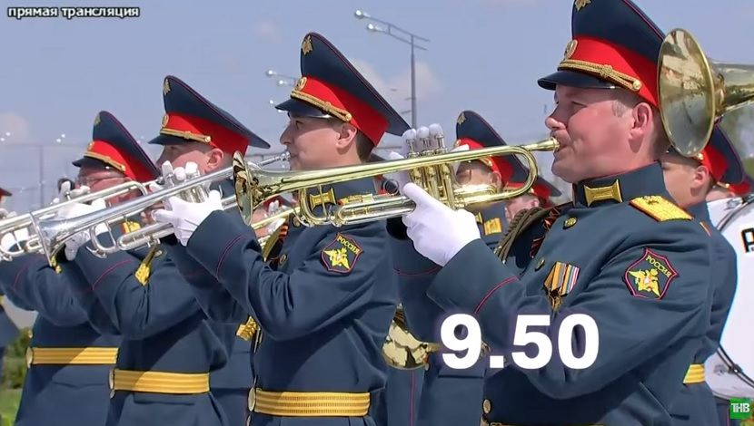 ТНВ начинает трансляцию Парада Победы в Казани