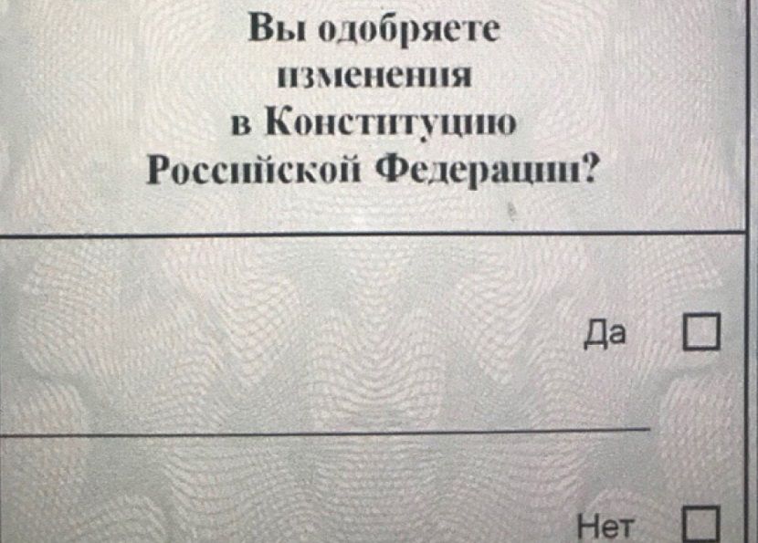 Институт русского языка указал на грубую ошибку в бюллетене голосования по поправкам