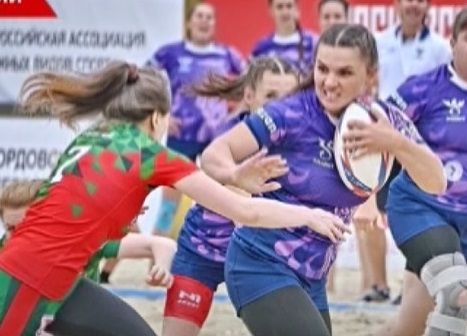 Казанские регбистки впервые стали чемпионами России по пляжному регби - видео