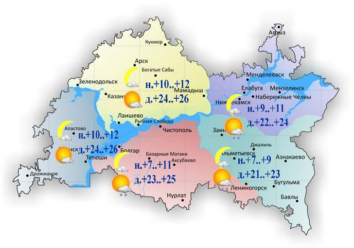 24 августа Татарстан укутает туманом, днем воздух прогреется до +26
