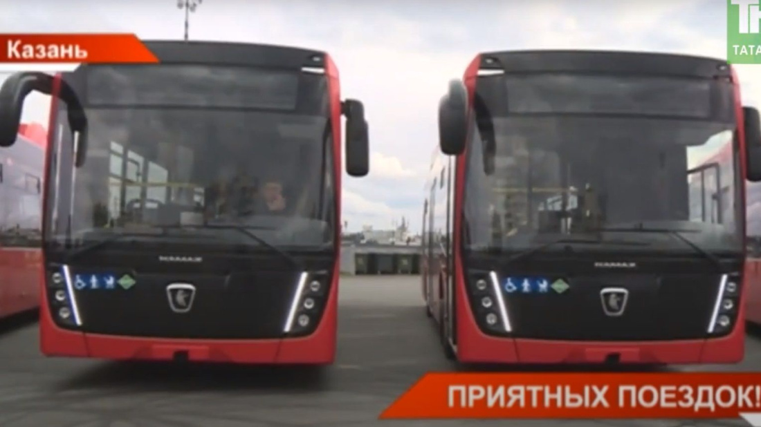 Казань осваивает новые автобусы, работающие на природном газе – видео 