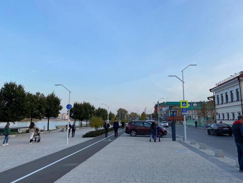 В Казани закончили реконструкцию улицы Марджани