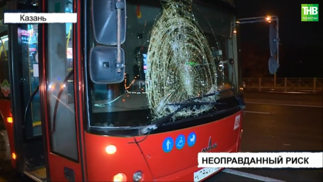 В Казани автобус сбил 46-летнего мужчину