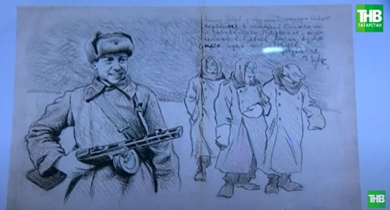 В Казани открылась интерактивная выставка «Фронтовой портрет. Судьба солдата» - видео