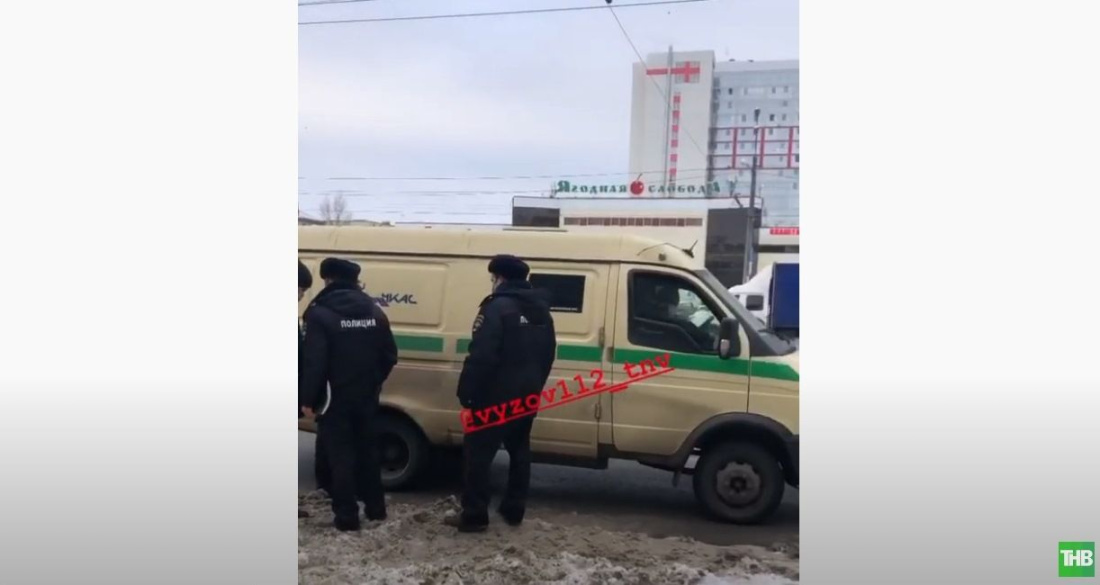 В Казани инкассатора госпитализировали с огнестрельным ранением 