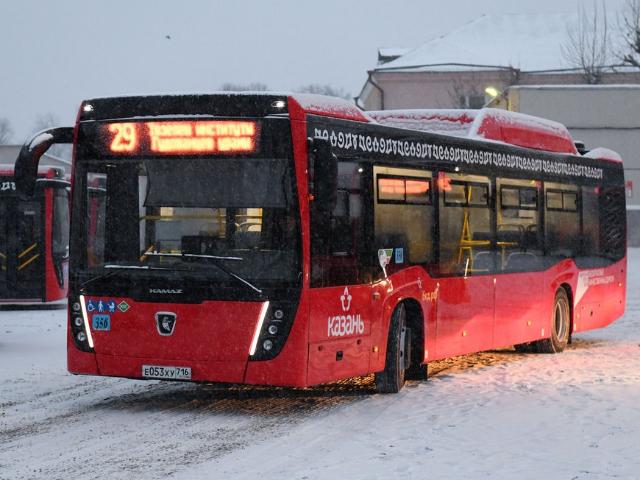 В Казани на автобусный маршрут №29 выпустили 20 новых «Нефазов» на газу