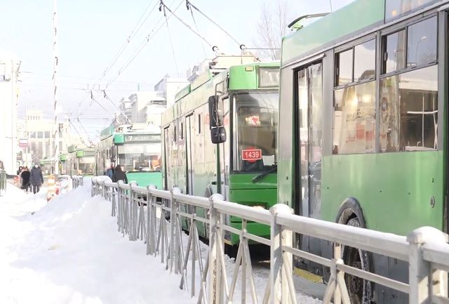 В Казани частично приостановили движение трамваев и троллейбусов