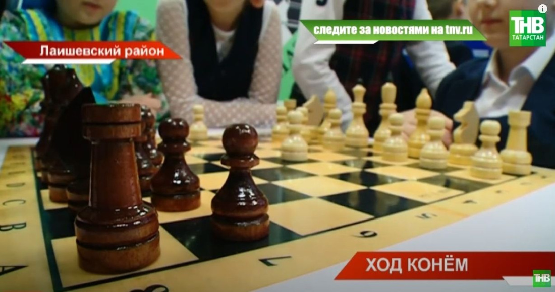 «Ход конем»: в Лаишево запустили 20 новых шахматных площадок - видео