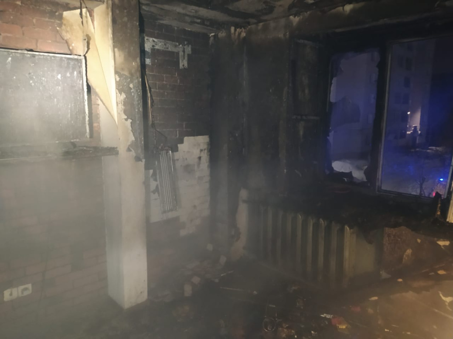 На пожаре в пятиэтажке Зеленодольска спасли пять человек