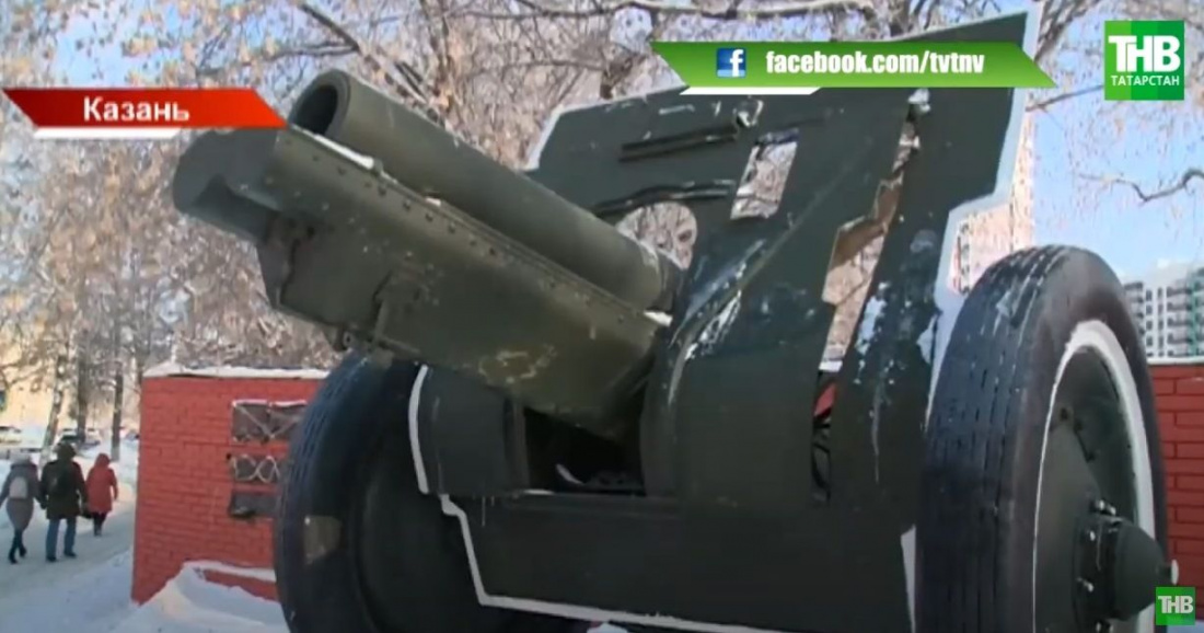 В Казань вернули пушки на 80-летие артиллерийского училища - видео