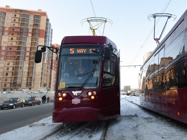 В Казани решили увеличить число трамваев на маршрутах №5 и №5а