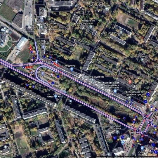 В Казани изменят схему движения по улице Серова