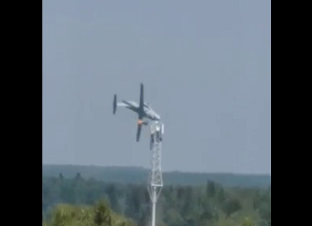 Коточкыч видео: Мәскәү өлкәсендә самолет шартлый, барлык экипаж үлә