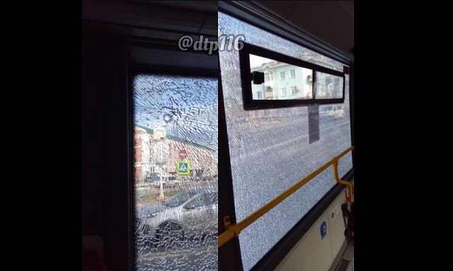 В Казани разыскивают обстрелявших автобус маршрута №45